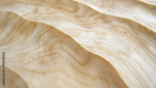 Soft birch with a smooth, clean surface and gentle, flowing grain