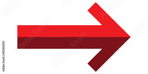 Arrow icon. flat style Arrow symbol. simple Arrow icon on a white background.