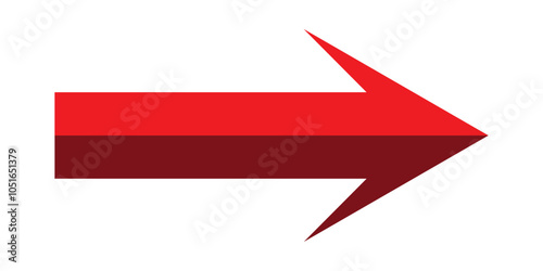 Arrow icon. flat style Arrow symbol. simple Arrow icon on a white background.