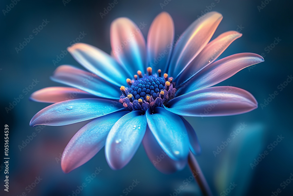 Vibrant Blue Flower Close-Up Vibrant Blue Flower Close-Up