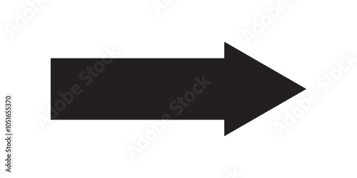 Arrow icon. flat style Arrow symbol. simple Arrow icon on a white background.
