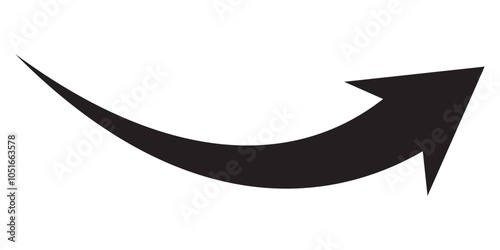 Arrow icon. flat style Arrow symbol. simple Arrow icon on a white background.