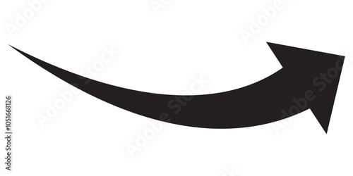 Arrow icon. flat style Arrow symbol. simple Arrow icon on a white background.