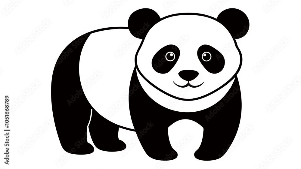 Fototapeta premium Creative animal line art vector design with white background
