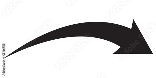 Arrow icon. flat style Arrow symbol. simple Arrow icon on a white background.