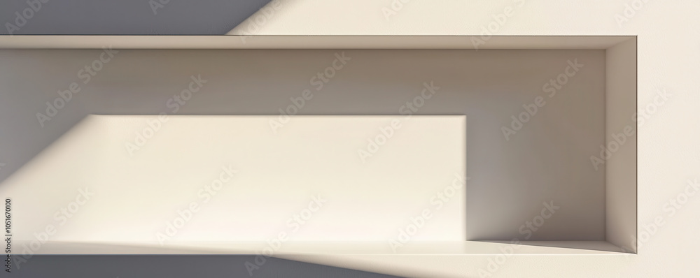 Minimalist design with soft shadows on clean white surface Minimalist design with soft shadows on clean white surface