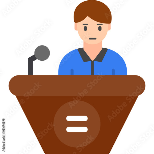 Public Speaking Icon