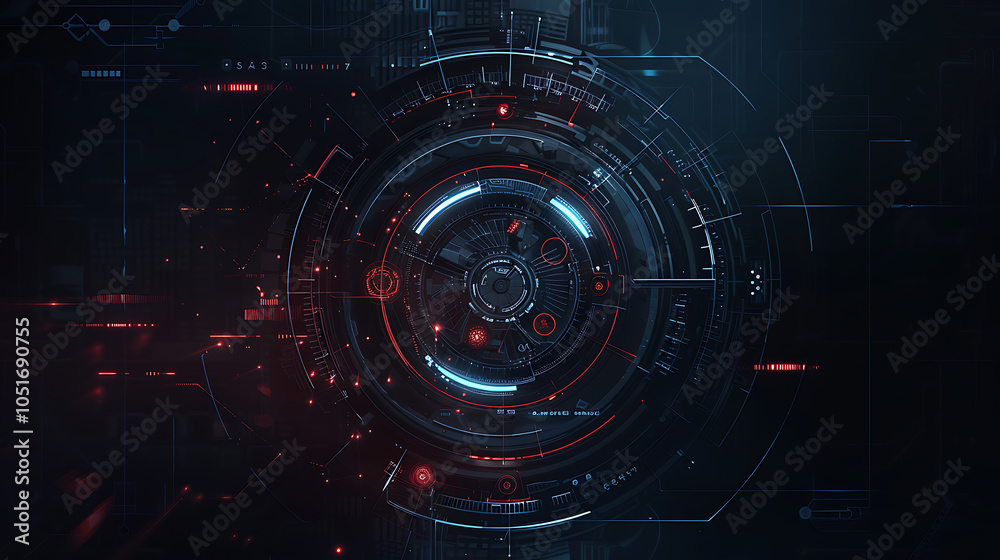 Obraz premium technology background