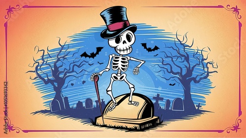 skull with a skull