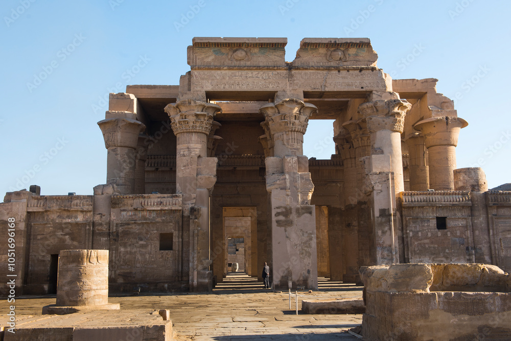 Temple of Kom Ombo dedicated to gods Sobek and Haroeris, Egypt, North Africa, Africa Temple of Kom Ombo dedicated to gods Sobek and Haroeris, Egypt, North Africa, Africa