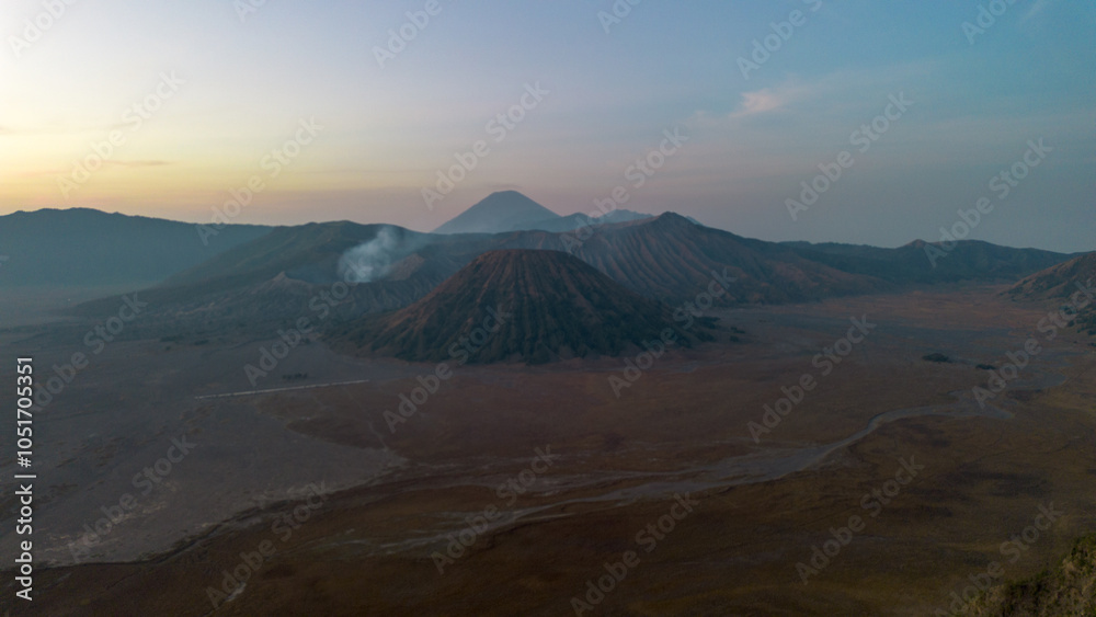 sunrise over the mountains