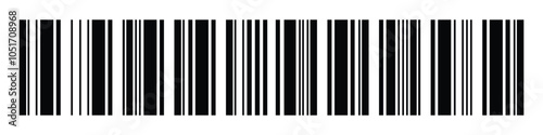 Barcode icon. Barcode vector icon. Simple fake bar code. Bar code for web design. Barcode product distribution icon.