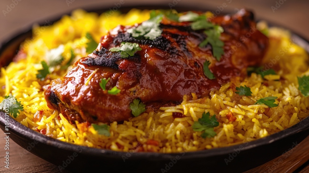 Delicious Chicken Tikka with Rice Delicious Chicken Tikka with Rice