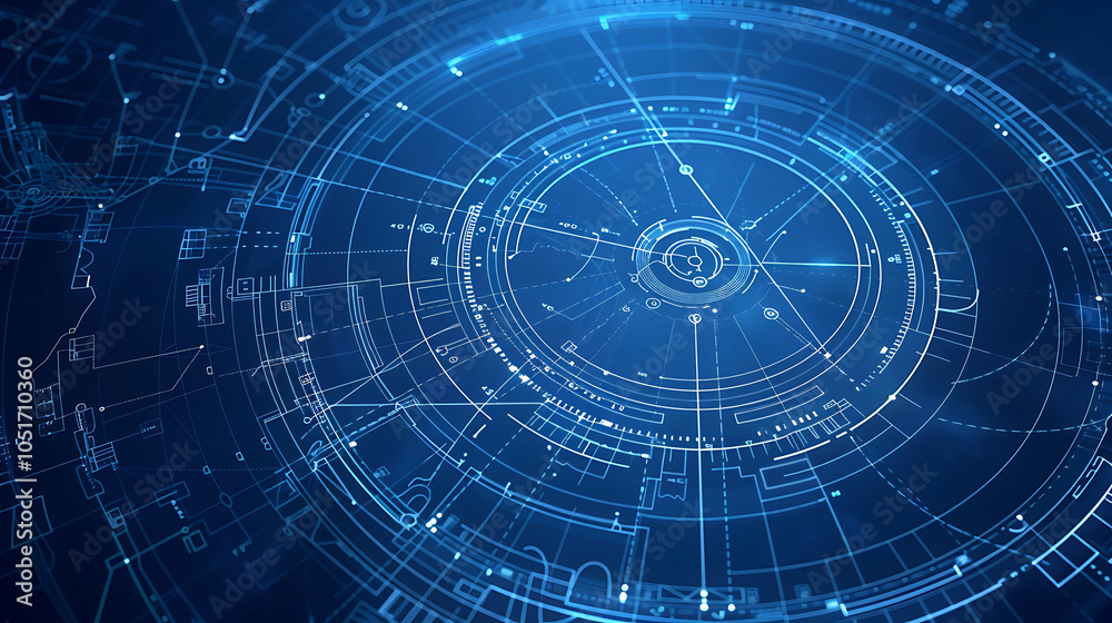 Fototapeta premium tech background