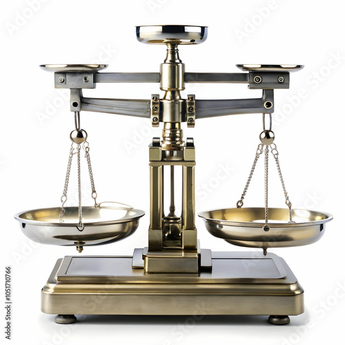 A classic triple beam balance