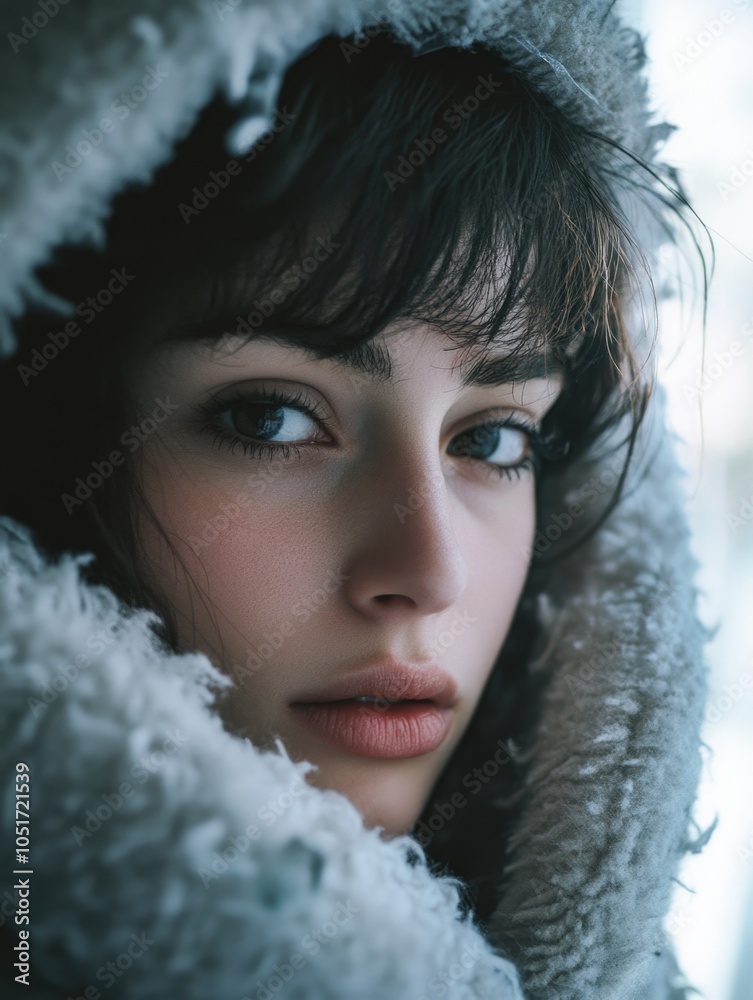 Contemplative Winter Portrait Contemplative Winter Portrait