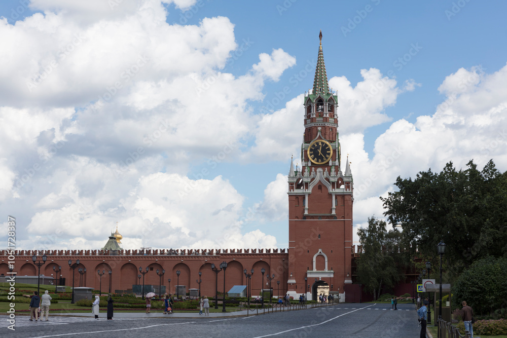 Fototapeta premium Russia Moscow Kremlin View of the Kremlin towers