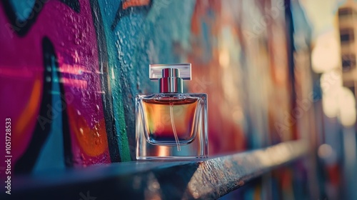 Capturing the Spirit of City Women with Street Art and Perfume photo