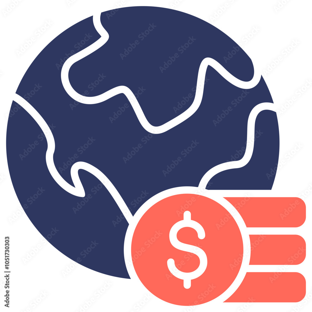 Fototapeta premium Economy Icon