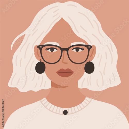 Art and Illustration of woman face perfect for design