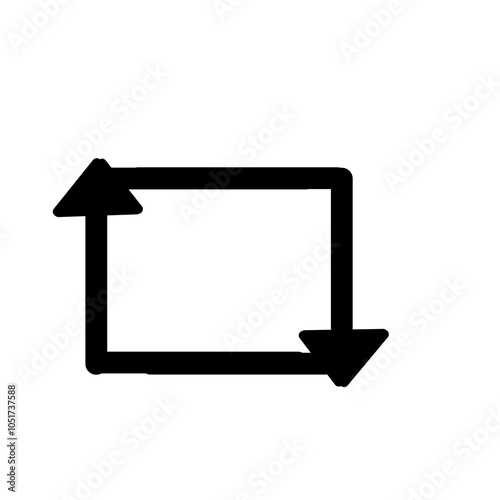 laptop with arrow