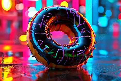 torus hologram a donut shaped object that can be twisted and def photo