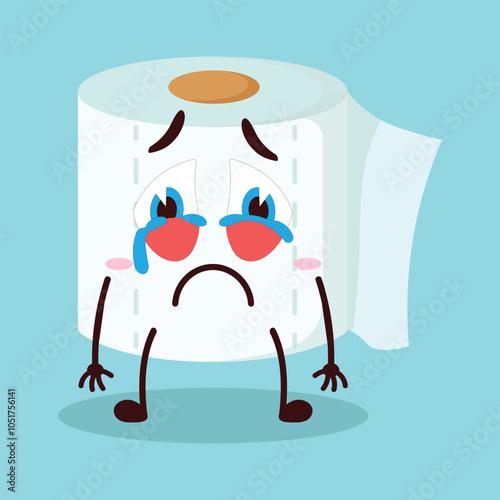cute cry expression of olive character