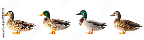 Duck isolated