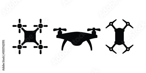 Set of Camera Focus Objective, camera shutter Icon isolated on white background.