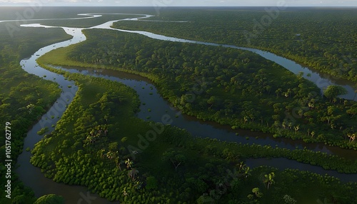 Lush Maiombe Forest in Cabinda photo