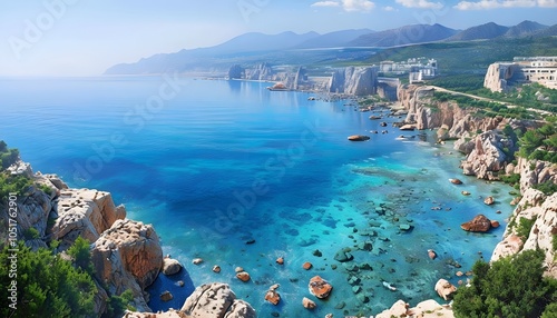 Crystal Waters of the Mediterranean Coast