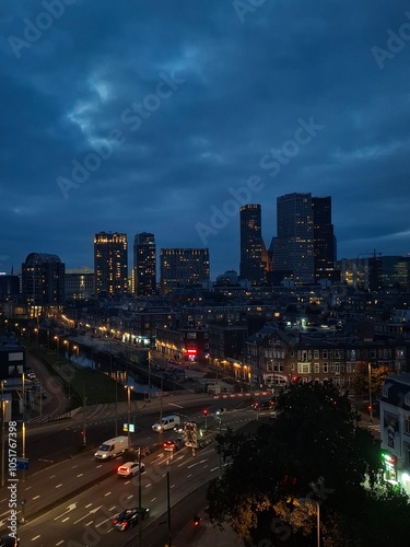 Wallpaper Mural city at night Torontodigital.ca