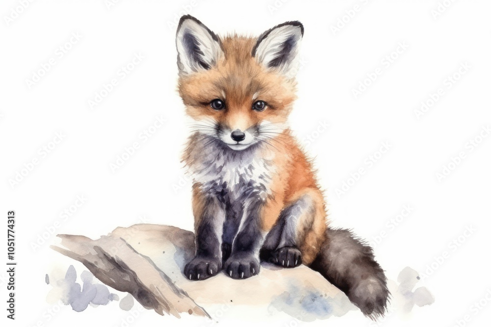 Fototapeta premium Fox wildlife animal mammal.