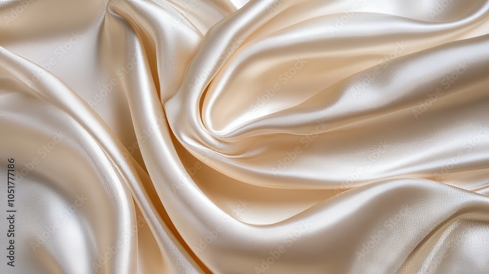 Cream Silk Fabric Texture Background - Smooth, Soft, and Elegant Cream Silk Fabric Texture Background - Smooth, Soft, and Elegant