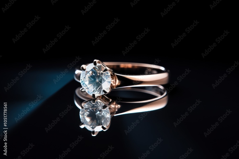 Diamond ring gemstone jewelry.
