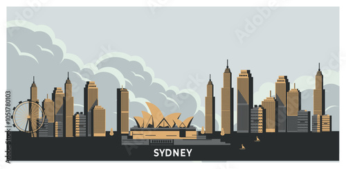Sydney city background