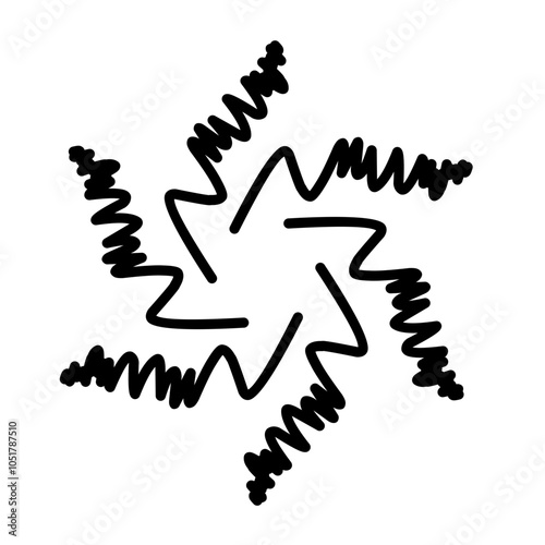 black and white stars