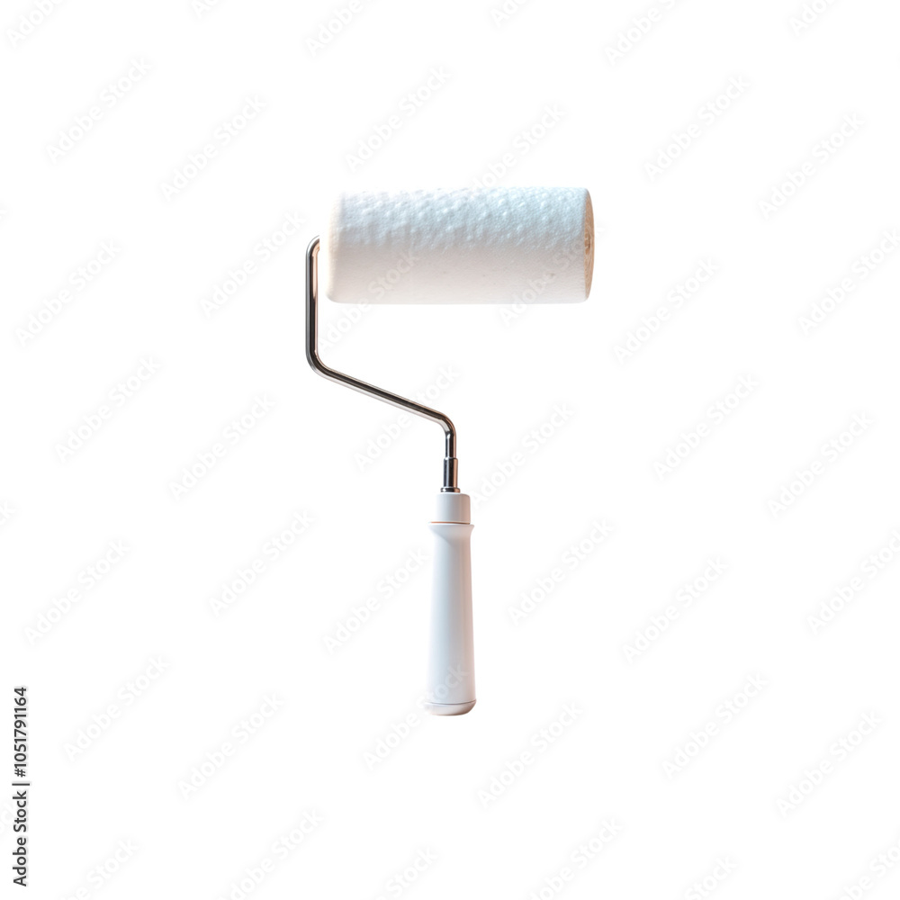 Obraz premium roller brush, brush for painting walls isolated on transparent background