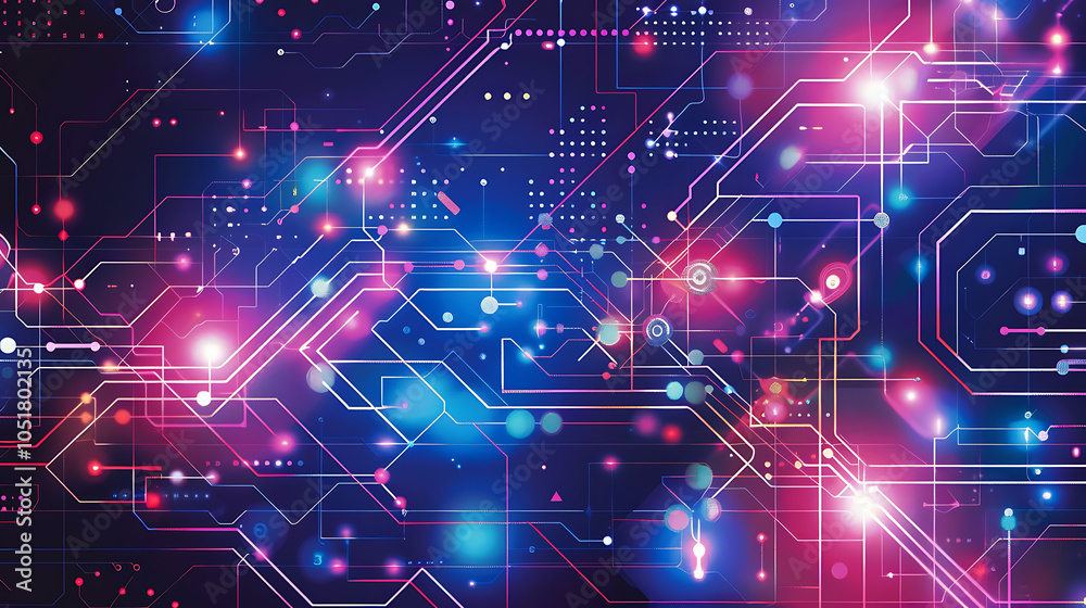 Obraz premium circuit