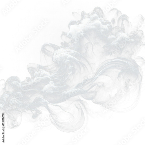 white grey smoke cloud vapor swirls imitation and shape texture transparent background PNG file environment imitations
