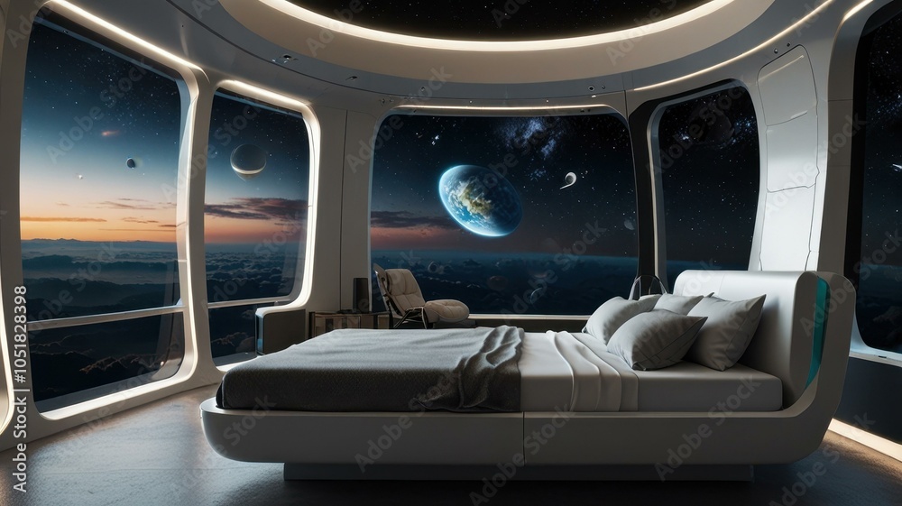Futuristic space station interiors merge cutting-edge technology with functional design. Perfect for sci-fi productions and architectural visualization, featuring living spaces and research facilities Futuristic space station interiors merge cutting-edge technology with functional design. Perfect for sci-fi productions and architectural visualization, featuring living spaces and research facilities