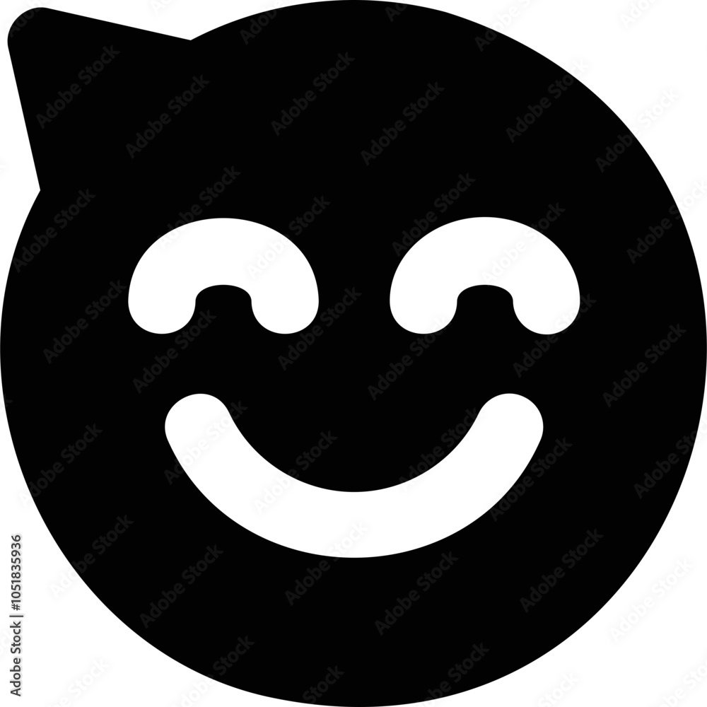 Simple vector icon smiley Simple vector icon smiley