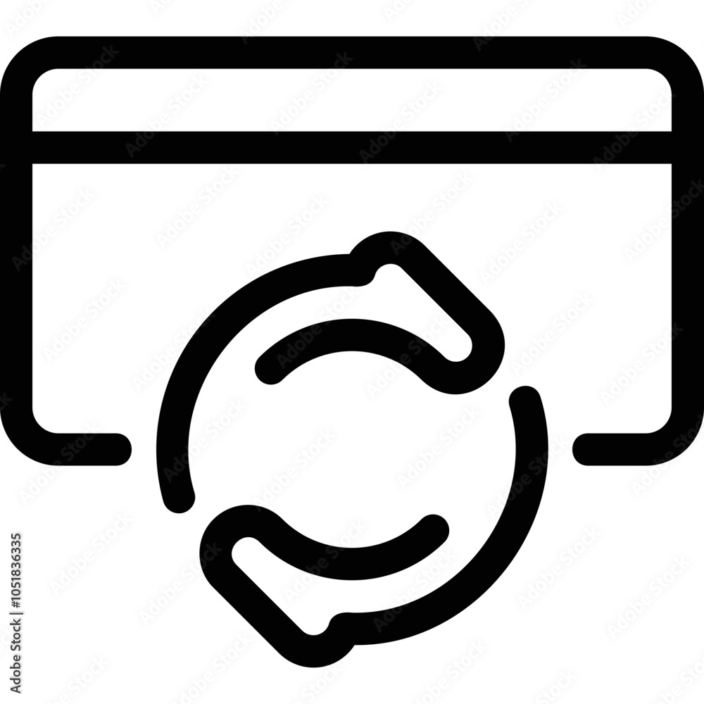 Obraz premium Simple vector icon bank card