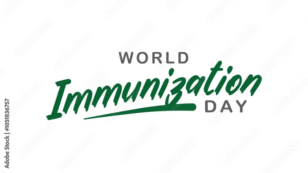World Immunization Day Text Animation. Great for World Immunization Day Celebrations, for banner, social media feed wallpaper stories. World Immunization Day Text Animation. Great for World Immunization Day Celebrations, for banner, social media feed wallpaper stories.