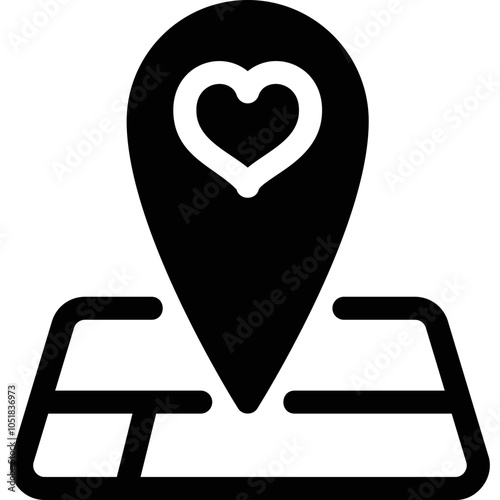Simple vector icon location