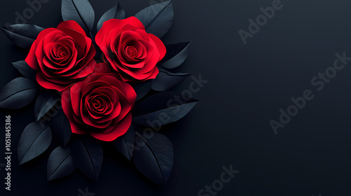 A 3D logo of a rose flower, featuring a single, realistic rose bloom with layered petals in a rich red tone, highlighted by gentle gradients for depth.