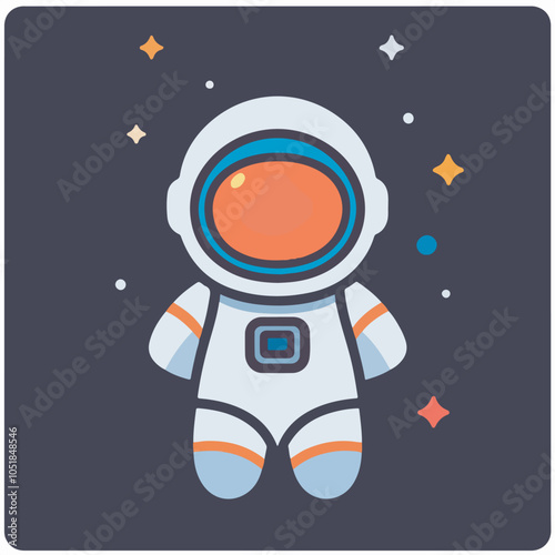 Art and Illustration of astronaut perfect for design