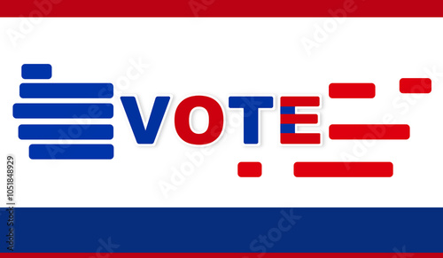 the word vote for the presi...