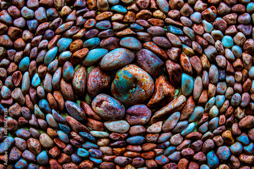 Closeup of beautiful facial washed terrazzo art, artistic, artwork,abstract backdrop,Kaohsiung,Taiwan. For Pattern effect branding,calendar,postcard,screensaver,wallpaper,poster,banner,cover,website.