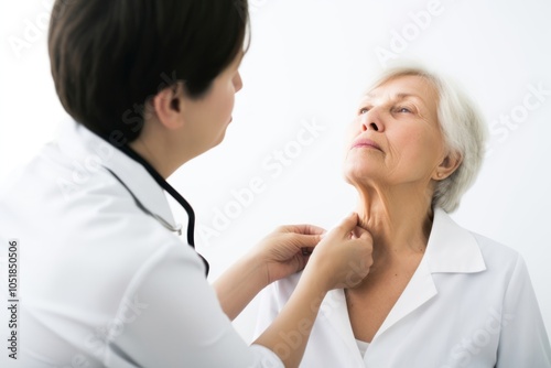 Examining patient doctor adult.